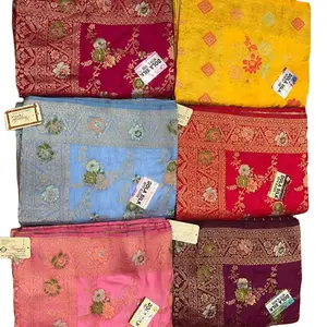 Pure dola silk with stitched blouse ( fall pico done)