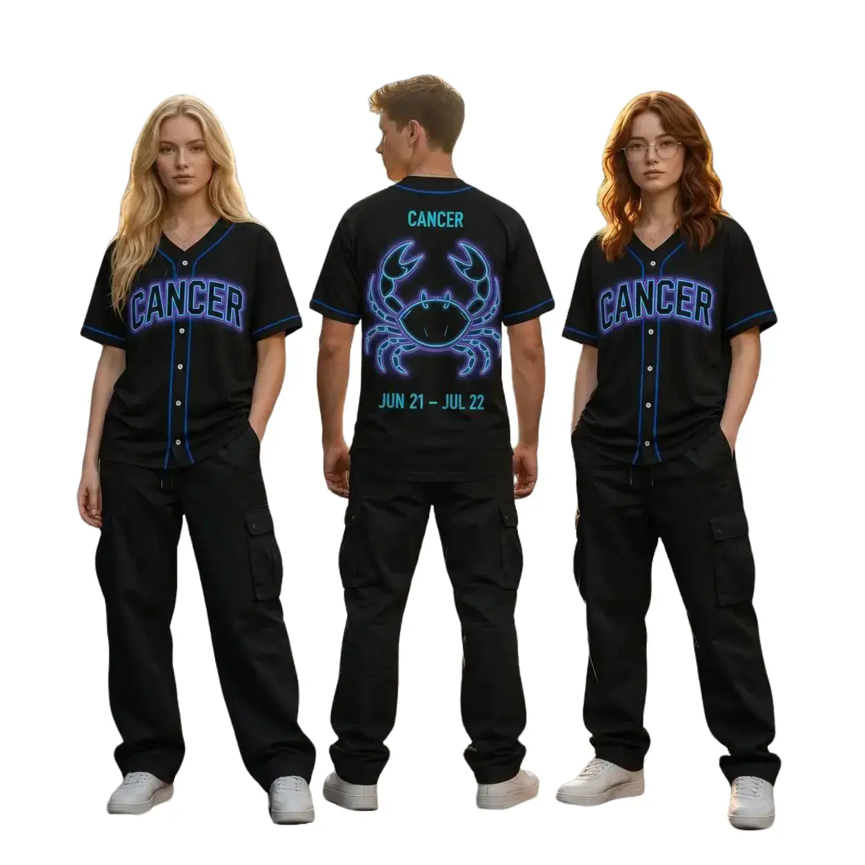 Cosmic Legacy Zodiac Baseball Jersey – Astrology Horoscope Graphic Tee – Unisex Streetwear T-Shirt – Birthday Gift for Men & Women