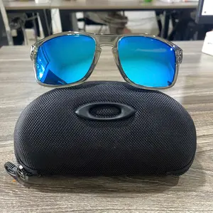 Holbrook sunglasses featuring a Black frame and Blue Lenses, Gift For Men.