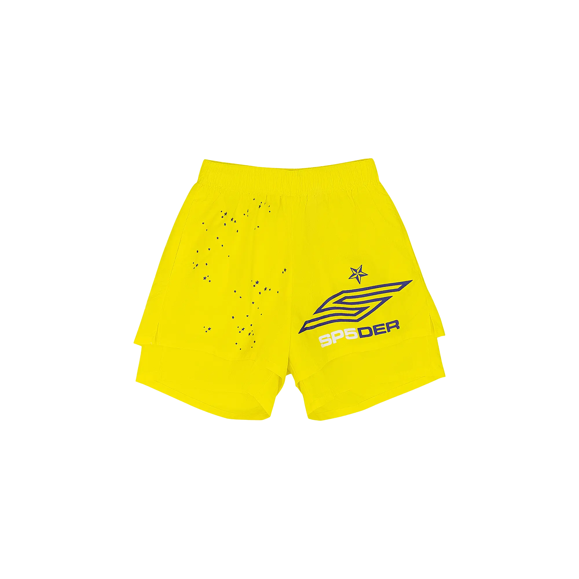 PRO DOUBLE LAYER SHORTS "Yellow" SP5der70