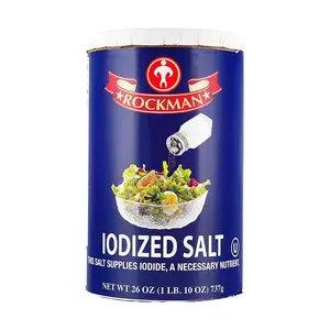 Rockman Iodized Salt 737g - Premium Cooking & Everyday Seasoning for Flavorful Dishes
