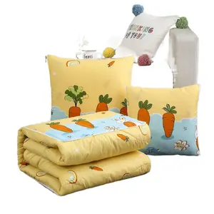 Dual-use Pillow and Blanket for Office Nap, Car Pillow, Sofa Backrest, Car Cushion, Air Conditioner Blanket