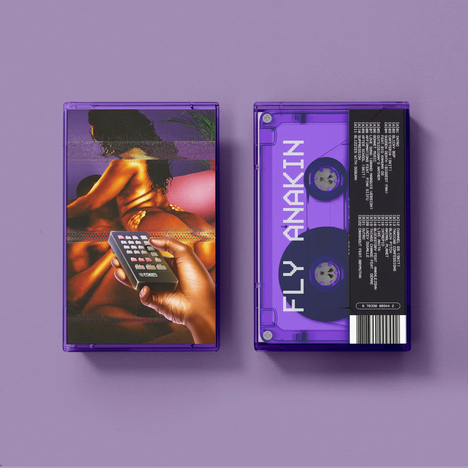Fly Anakin - 2023 Release Skinemaxxx Explicit Music Cassette Tapes, Full Track List, Band-Exclusive Audio Format