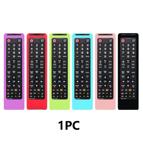 Waterproof Silicone Remote Control Case for Samsun 3D Smart TV, Compatible Models, Shockproof Bumper Cover, Durable Cover, Enhanced Grip, Dustproof, Drop Protection, Household Items
