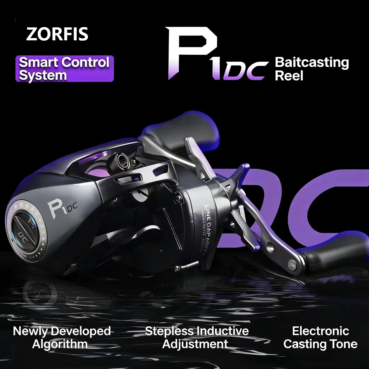 digital control fishing reels DC Electronic Brake Baitcaster Reel Reservoir Pond The second generation of our