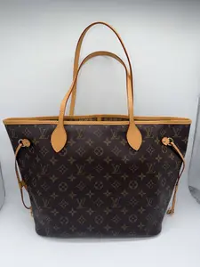Pre-owned Louis Vuitton Coated Canvas Tote Bags 2007 Monogram Neverfull MM Tote