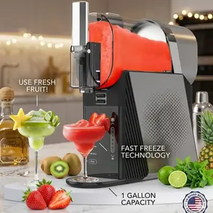 Self-Freezing Slushy Machine for Home, Mokero 88oz No-Ice Frozen Drink Maker with 6 Smart Presets, Auto-Cleaning Margarita Machine & Smoothie Maker with Texture Control for Cocktails and Juice