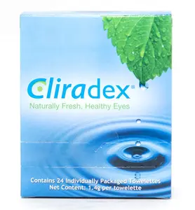 Towelettes - Natural Face, Eyelash & Eyelid Cleanser - Wipes for Demodex, Blepharitis, Mgd and Red Irritated Eye Lid - Tea Tree Oil Extract. NEW