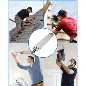 6-9ft Aluminum Work Plank, Telescoping Plank, 440LBS Capacity, Adjustable Aluminum Plank, Equipped with Skid-Proof Platform Scaffold Ladder Accessory