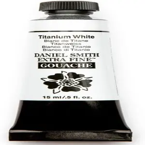 Daniel Smith Extra Fine Gouache 15ml Tubes Titanium White 15 ml