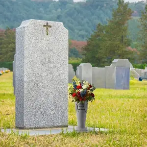 Angel Cemetery Grave Vase with Spikes - Memorial Flower Holder for Grave Markers