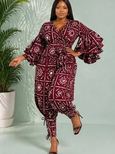Ruby Muse Ankara Set – Soft Power. Effortless Elegance.