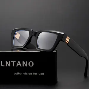 Women's rectangular reading glasses - Retro blue light blocking reader to prevent eye fatigue - 100 to 400 degrees Reading Eyeglasses