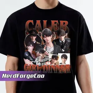 Caleb Vintage bootleg shirt,Girl Dinner Caleb Love and Deepspace, Comfort Colors Shirt,Gift For Women and Man Unisex T-Shirt