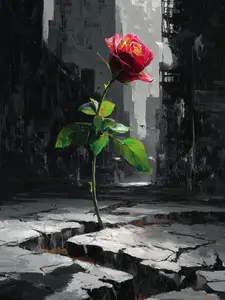 The Rose That Grew from the Concrete