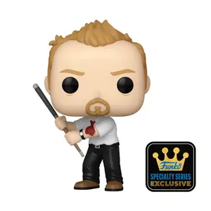 Shaun of the Dead Shaun with Pool Cue Funko Pop! Specialty Series Vinyl Figure #1660