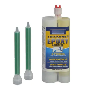 Thickened, Non-Sag,  Repair & Marine Epoxy Adhesive for Rot Repair, Structural Bonding, Filling, & Sealing , Fiberglass, Concrete, & , Pack of 1-450mL