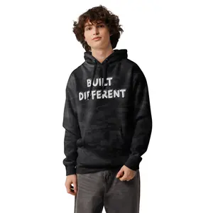 Built different Unisex Heavyweight Hooded Sweatshirt | Independent Trading Co. IND4000