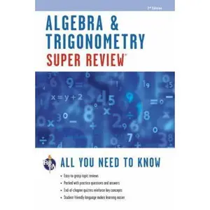 USED-Algebra & Trigonometry Super Review by Editors of Rea (Paperback)