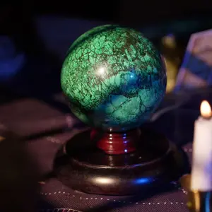 Large Malachite Sphere -- MT CRYSTAL
