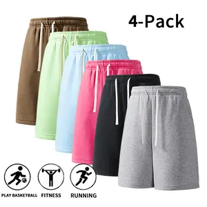 3-Pack Men's Workout Shorts - Comfortable Drawstring Sweat Shorts for Basketball, Running & Fitness.summervibes