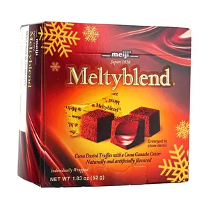 MEIJI MELTYBLEND Rich Cacao Truffle Chocolate 52g - Japanese Luxury Indulgence