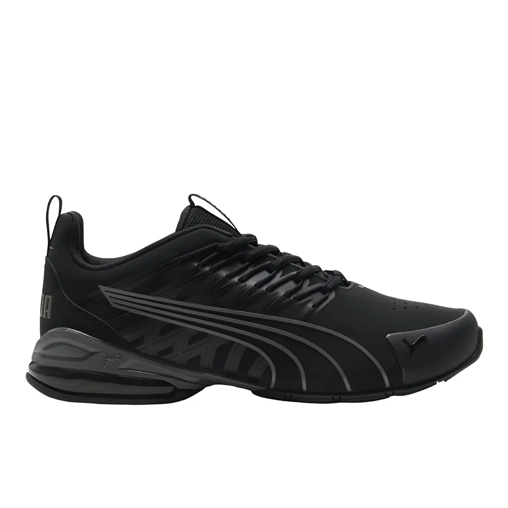 PUMA Mens Voltaic Evo Nubuck Running Sneakers Shoes - Black
