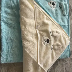 Hooded Towel for Kids, 2 Pack Ultra Soft Coral Fleece Kids Bath Towels, Absorbent Toddler Towels with Hood Age 0-10 Years for Infant Kids,Quick Dry Bath Robe with Cute Animal Design for Little Ones Care,back to school