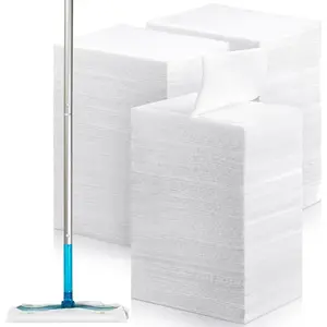 300 Count Dry Sweeping Cloths Compatible with  Sweeper, Disposable Dry Mop Refills, Dusting Cloths Duster Refills Mop Pads for Hardwood Tile Vinyl Floor, 11.81 x 8.66 Inch