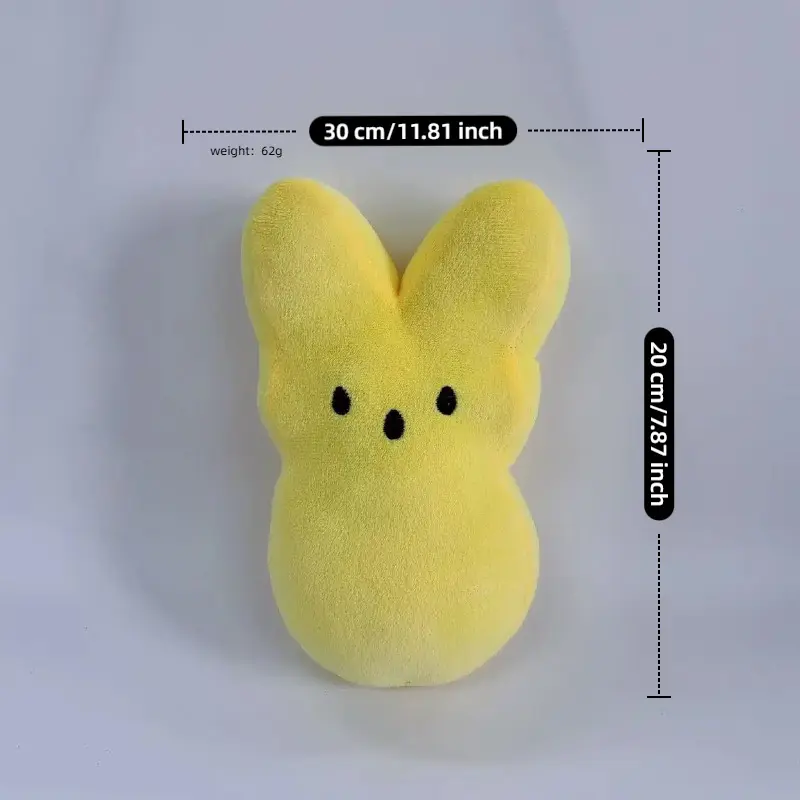 New plush toy, Easter bunny mascot, school doll, plush doll. stuffed hamster pomni heart Cute Cartoon Rabbit Plush Toy trendy Football box lemon sensory anime animal baby weighted deer toddler mushroom