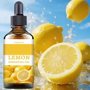100ML Lemon Essential Oil for Humidifiers, Aromatherapy, Body Care & Candle Making, Alcohol-Free Hydrating Oil for All Skin Types