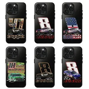 Retro Racing Graphic Phone Case - Vintage Motorsport Aesthetic, Cool Sports Car Number Designs - Trendy Distressed Protective Cover