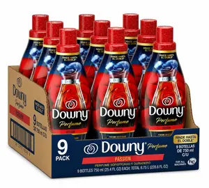 Downy Perfume Collections Fabric Softener Passion 25.4 fl oz, Case of 9