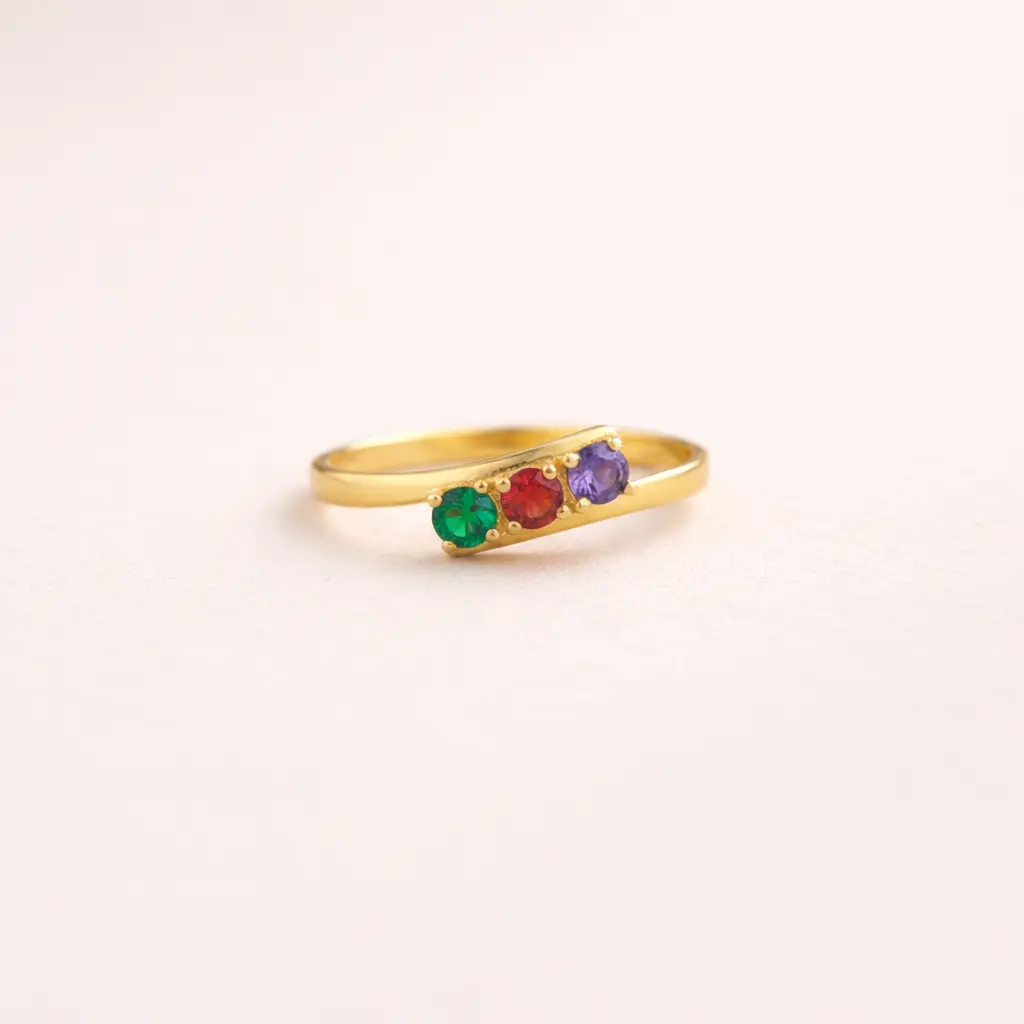 Birthstone Customized Ring, Multi Birthstone Personalize Ring, Family Birthstone Ring, Multiple Birthstones Ring, Birthstone Engagement Ring