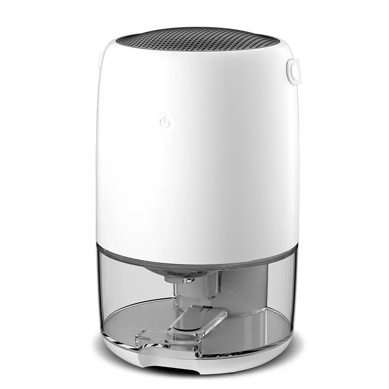 Ultra-Quiet Dehumidifier with Air Purifying, Moisture Absorbing, Continuous Functions, Easy 1-Touch Control, Energy Efficient, Compact Body (25x12cm), Prevents Mold Growth, for Household Basement, Bedroom Indoor Use