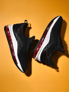 Men's Full Foot Cushioned Sports Shoes, Comfortable Lightweight Breathable Anti-Slip Running Shoes, Mesh Casual Outdoor Sneakers, Running Training Shoes