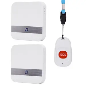 Wireless Elderly Call Button Home Patient Long Distance Remote One‑Key Emergency Help Bell Safety Alert