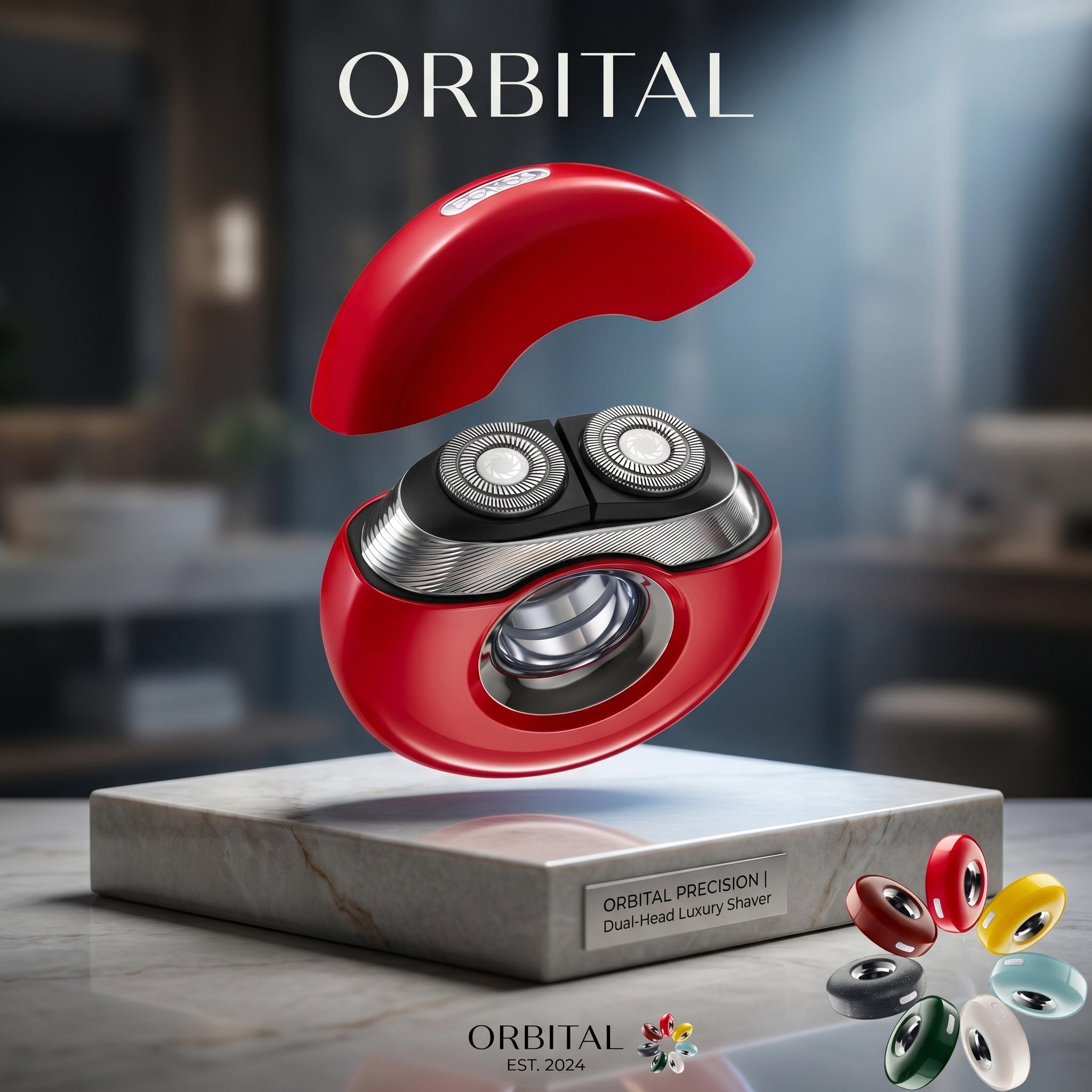 2026 Upgraded Electric Shaver - Donut Shape, Arc-Shaped Mesh Head, Waterproof, Skin-Friendly, Washable, Rechargeable, High-Speed Motor, Long-Lasting Battery, Compact Portable, Smooth Matte Shave, Ideal Gift for Personal Grooming