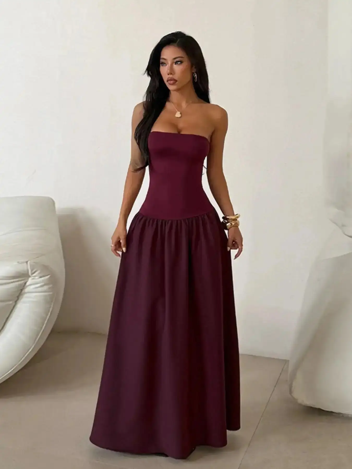 Women's Classic Simple Chic Basic Casual Wear Tank Top A-Line Dress, Perfect for Daily Outing, Dating, Travel, Vacation, Plain Fitted Style, elegant silhouette, timeless appeal, graceful flow