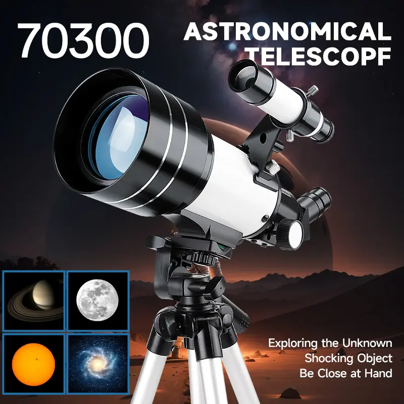 30070 Telescope for Stargazing, High-Quality Design for Beginners, Versatile for Sky and Ground Observations, Essential Astronomy Equipment