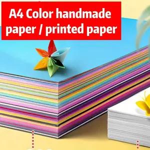 10 Colors DIY Art Craft Paper Set, 100 Sheets A4 Colorful Copy Paper, Handmade Decorative Origami Paper, Perfect for Crafts & Projects