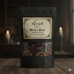 MoonSpill Studio Witch's Brew Simmer Kit - Mystical Potent Aromatics for Enhanced Atmosphere