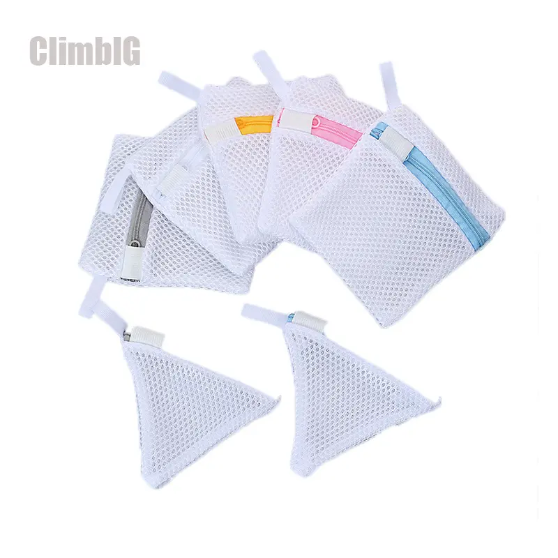 4PCS/8PCS Viral Laundry Hack Mesh Bags | Mini Scent Booster Bead Pouches with Zipper | Reusable Soap Saver & Wash Bag for Delicates | Home Must Haves
