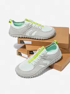 HOBIBEAR Women's Wide Fit Casual Sneakers, Barefoot Style athletic running shoes, Breathable Runner, Breathable Textile Upper, Round Toe Design, All Season Comfort, Athletic Running Trainers