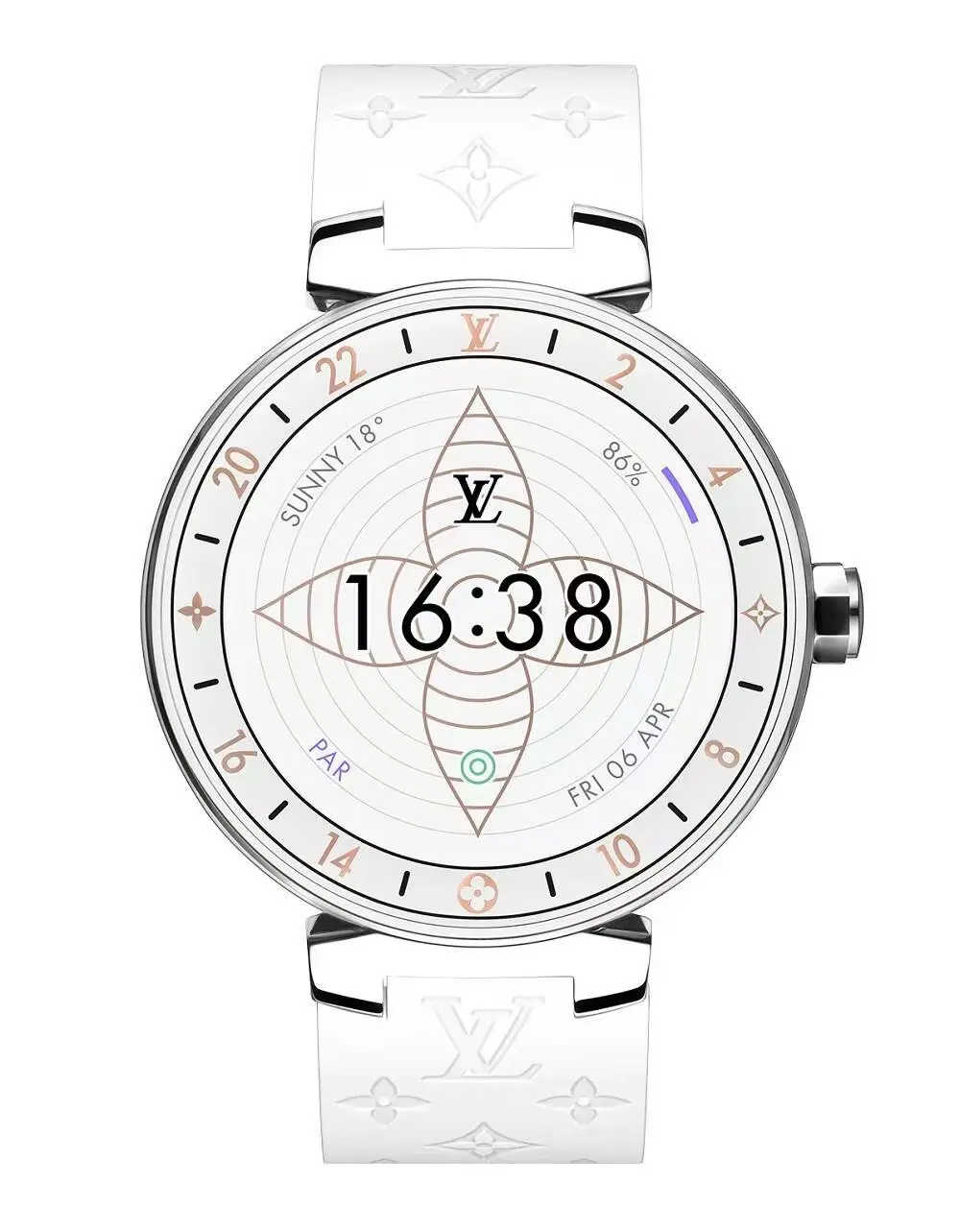 Pre-owned LV Tambour Horizon (2nd Generation) – Pure White Edition
