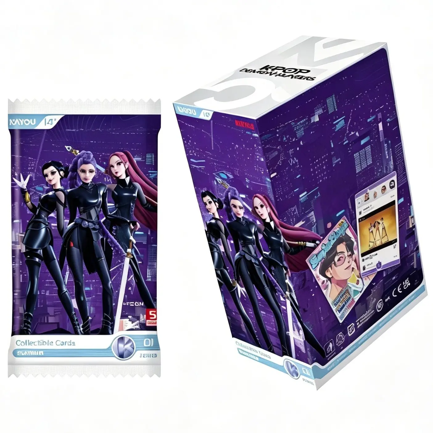 【Classic】Kpop Demon Hunters Classic Version Collectible Cards（18pac/Box）