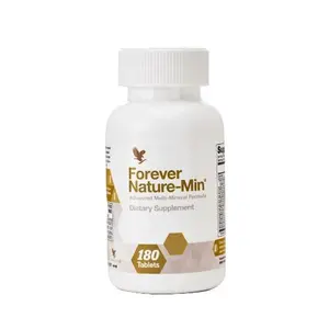 Forever Nature-Min Advanced Multi-Mineral Supplement with Sea Minerals Magnesium & Zinc 180 Tablets Vegetarian Vegan Gluten Free