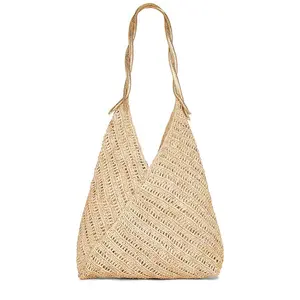 florabella Panama Lux Bag in Natural & Gold