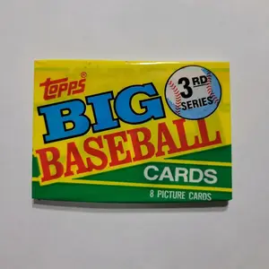 1990 Topps Big Baseball Cards 3rd Series 8 Card Pack Sealed