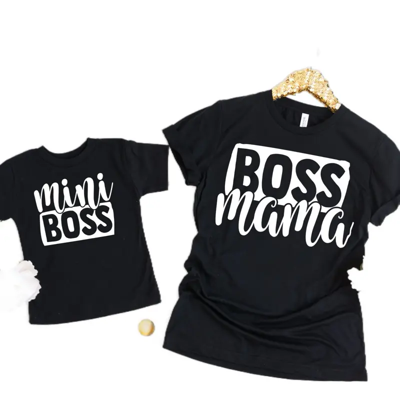 Boss Mama and Mini Boss matching/ Parenting match, Mama and Baby Shirt , Mothers Day Gift, Mama gift ideas, Mama Sweatshirt, Mama and baby Style, Newborn and Mama